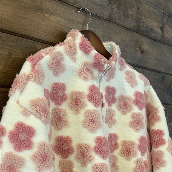 Emory Rose Charming Pink and White Floral Jacket - Picture 2 of 6